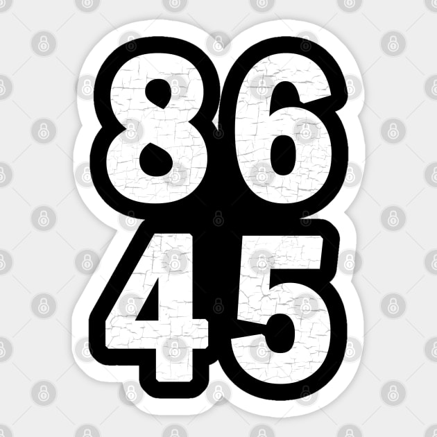 86 45 Sticker by valentinahramov